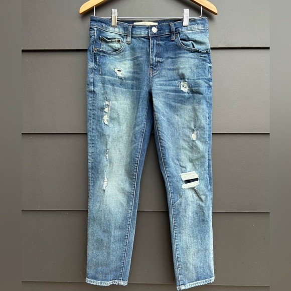 GAP Denim - Gap Best Girlfriend Distressed Jeans - Size 27R
